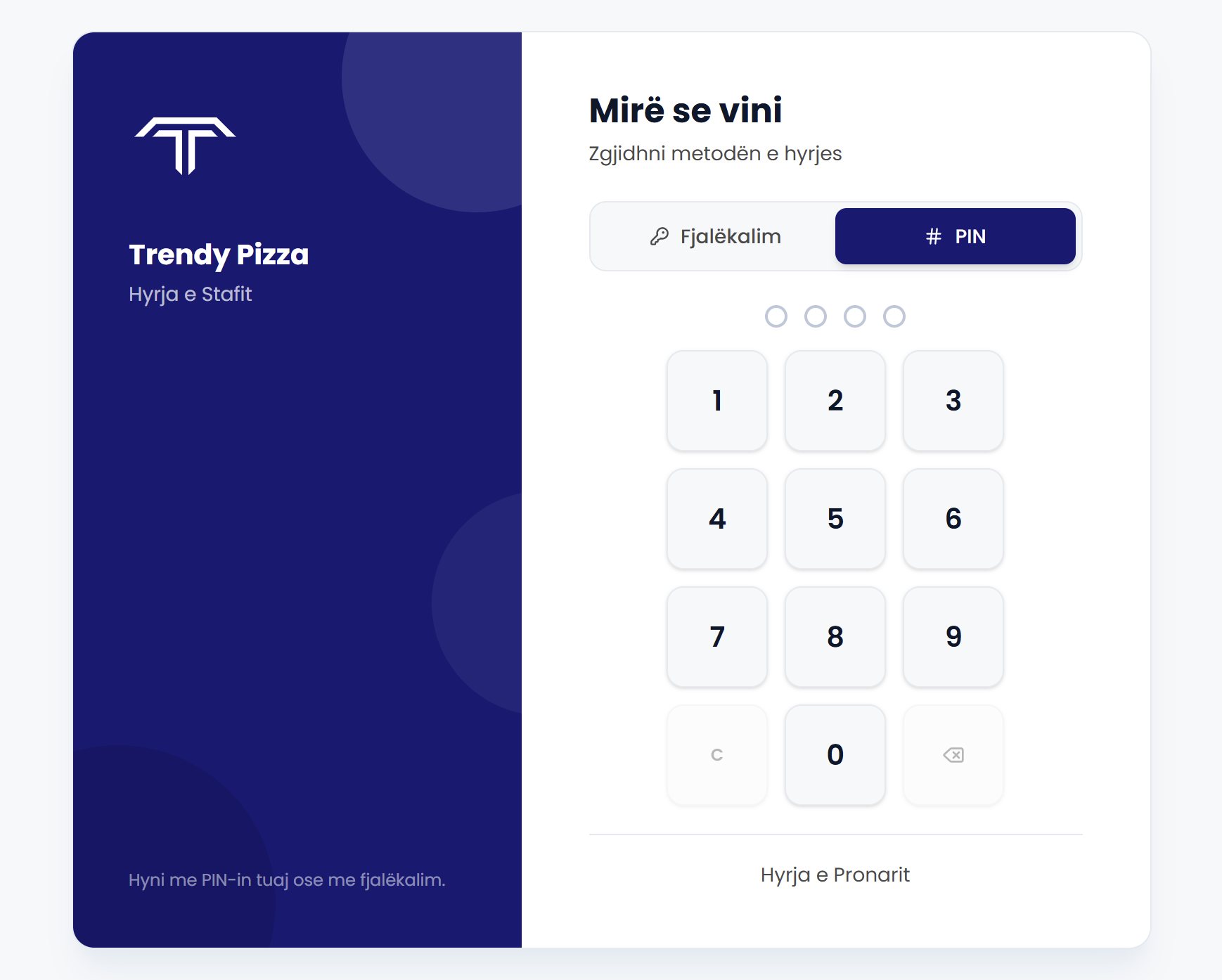 Identifikim Stafi: PIN, RFID apo Fjalëkalim — Cila Metodë për Çfarë?